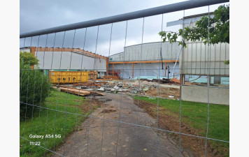 Démolition de la salle polyvalente 